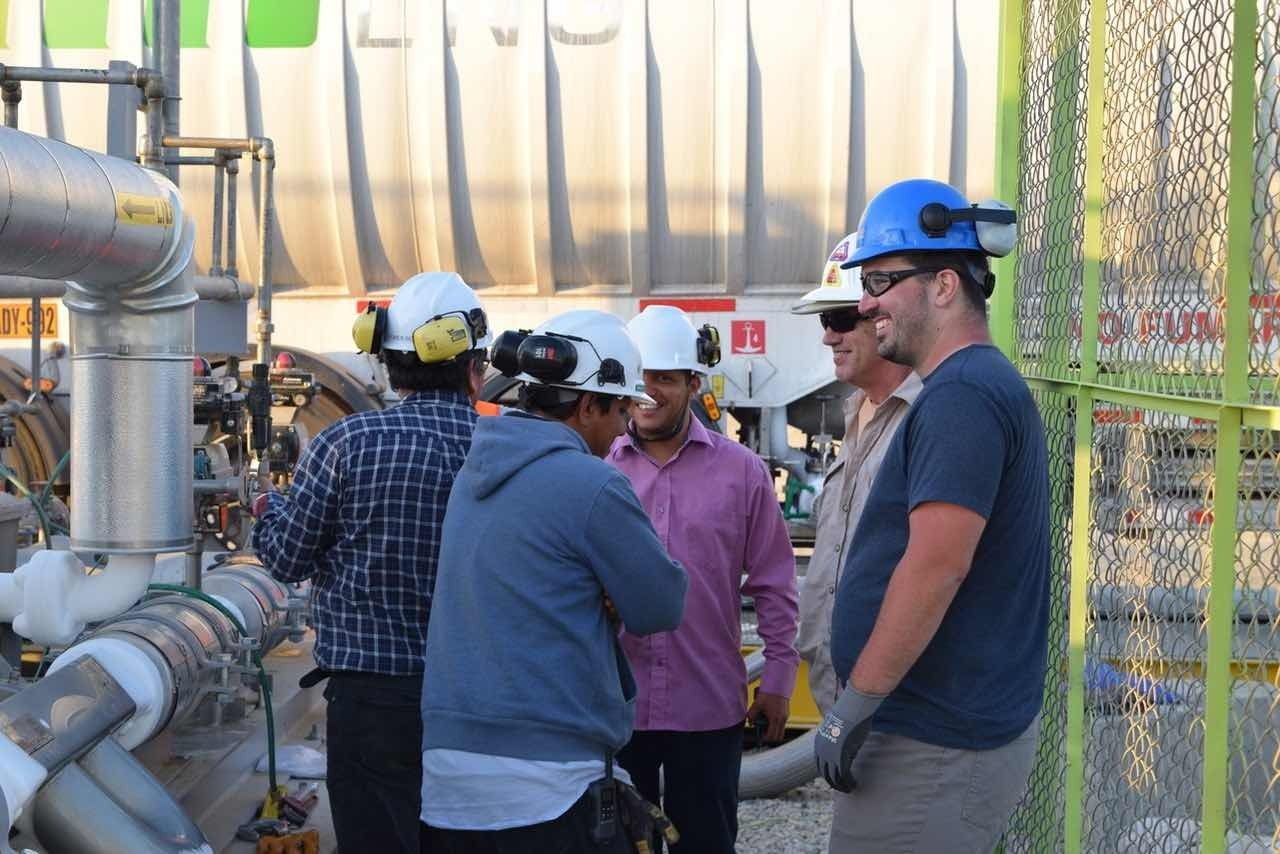 Pure LNG team on site at Colán